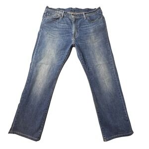 Levi's 504 Jeans Mens 38x32 (38x28) Blue Regular Straight Fit Stretch Denim Y2K